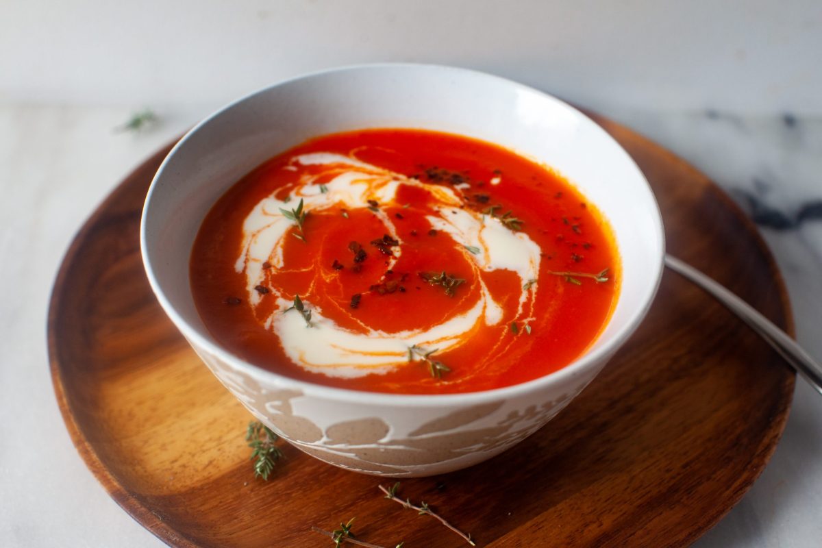 Lip Licking Tomato & Red Pepper Soup